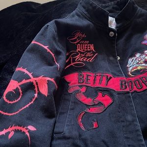 JH Design Vintage Betty Boop Bomber